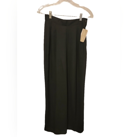 Casual Corner Pants - NWT Vintage Casual Corner Black High Waist Wide Leg Pants Size 4